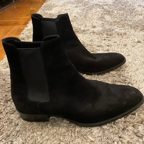 SAINT LAURENT - WYATT CHELSEA BOOTS IN SUEDE - SIZE 9 - GREAT CONDITION - Picture 4 of 7